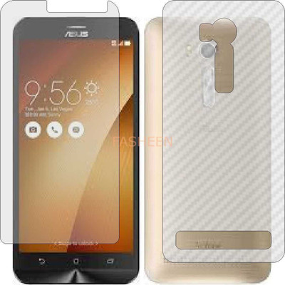 Fasheen Front and Back Tempered Glass for ASUS ZENFONE GO 5.5 ZB552KL (Front Matte Finish & Back 3d Carbon Fiber)(Pack of 2)