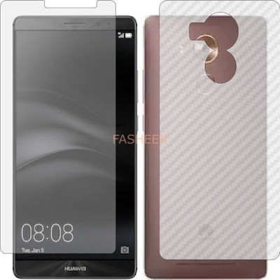 Fasheen Front and Back Tempered Glass for HONOR MATE 8 (Front Matte Finish & Back 3d Carbon Fiber)(Pack of 2)