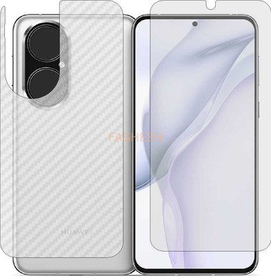 Fasheen Front and Back Tempered Glass for HUAWEI HONOR P50 (Front Matte Finish & Back 3d Carbon Fiber)(Pack of 2)