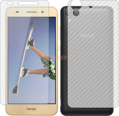 Fasheen Front and Back Tempered Glass for HUAWEI HOLLY 3 (Front Matte Finish & Back 3d Carbon Fiber)(Pack of 2)