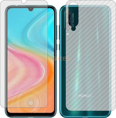 Fasheen Front and Back Tempered Glass for HONOR 20 YOUTH EDITION (Front Matte Finish & Back 3d Carbon Fiber)(Pack of 2)