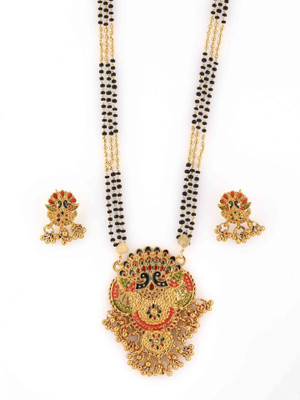 ambdded Alloy Gold-plated Multicolor Jewellery Set(Pack of 1)