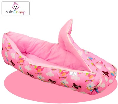 SafeChamp Skyler Baby Sleeping Bag Cum Carry Bag (Pink) Sleeping Bag(Pink)