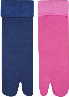 Woman in you Women Solid Mid-Calf/Crew(Pack of 2)