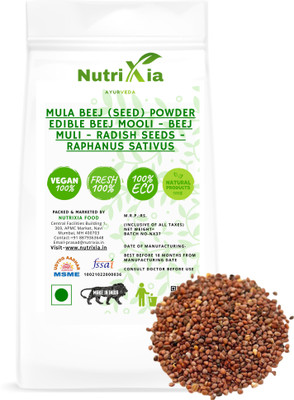 Nutrixia food Mula Beej (Seed) Powder EDIBLE BEEJ MOOLI - BEEJ MULI - RADISH SEEDS - RAPHANUS SATIVUS(250 g)