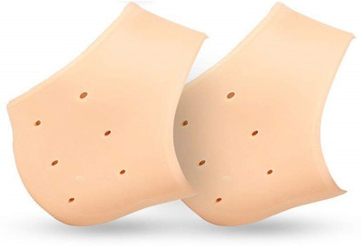 Shree Shyam IVX™-126-EC-Half Heel Socks Anti Crack Silicon Gel Heel Support