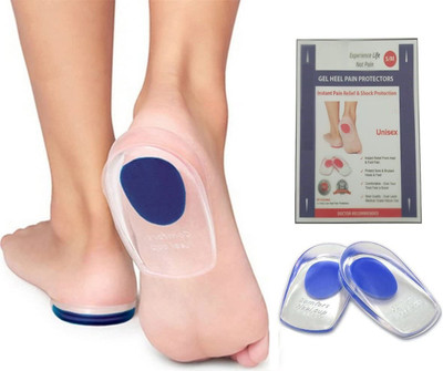 GYMIGO IXV®-127-RV-Silicone Heel Cup Pads for Bone Spurs Heel Support