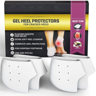 GYMIGO IVI®-75-IM-Anti Crack Silicon Gel Heel Socks Heel Support