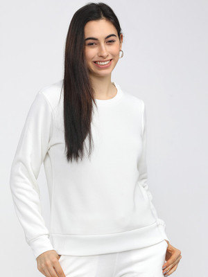 Tokyo Talkies Full Sleeve Solid Women Sweatshirt