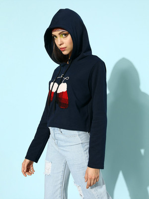 KASSUALLY Full Sleeve Printed Women Sweatshirt