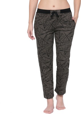 Shyam Sons FLAIR Printed Women Grey Track Pants