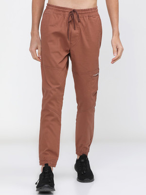HIGHLANDER Tapered Men Brown Trousers