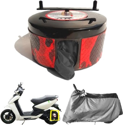 BIKE BLAZER Waterproof Two Wheeler Cover for Ather(450, Black)