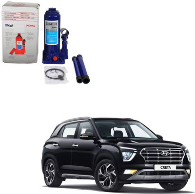 AuTO ADDiCT 5 TON HYDRAULIC BOTTLE JACK FOR HYUNDAI CRETA NEW Vehicle Jack(5000 kg)