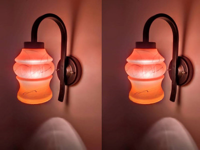 PR Prashant Uplight Wall Lamp Without Bulb(Pack of 2)