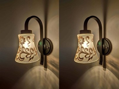 PR Prashant Uplight Wall Lamp Without Bulb(Pack of 2)
