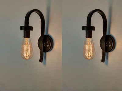 PR Prashant Uplight Wall Lamp Without Bulb(Pack of 2)