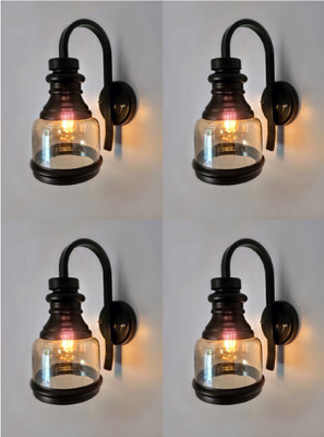 PR Prashant Uplight Wall Lamp Without Bulb(Pack of 4)