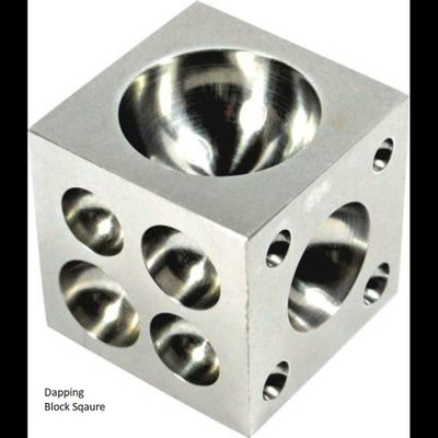 Digital Craft Steel Dapping Block Sqaure