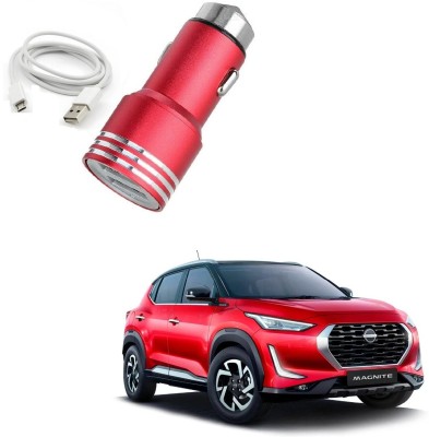 KOZDIKO 17 W Turbo Car Charger(Red, With USB Cable)