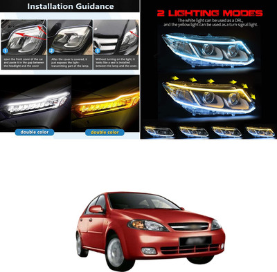 PROEDITION Car Led Light Strip DRL LED Daytime Running Lights a1591 Car Fancy Lights(Multicolor)
