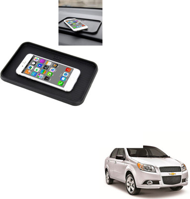 SEMAPHORE PVC Tray Mat For  Chevrolet Aveo(Black)
