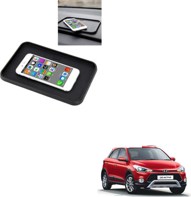 SEMAPHORE PVC Tray Mat For  Hyundai i10 Active(Black)