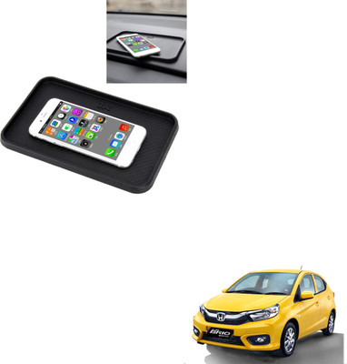 SEMAPHORE PVC Tray Mat For  Honda Brio(Black)