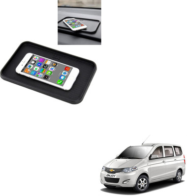 SEMAPHORE PVC Tray Mat For  Chevrolet Enjoy(Black)