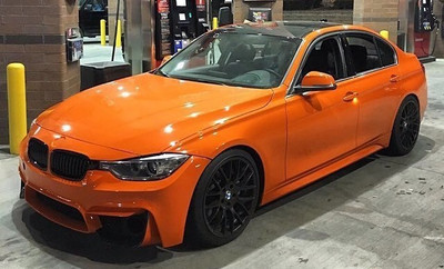 COSMOS STAR Wrap for Car & Bike(Orange)