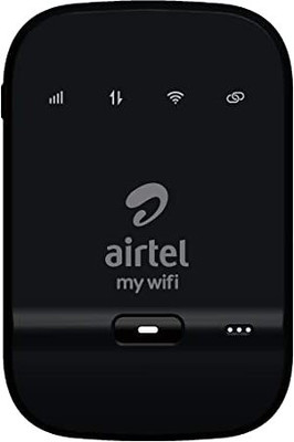 Airtel AMF-311WW With 3 Month 1.5 GB Data Free Insert A New Sim By Brandroot Data Card(Black)