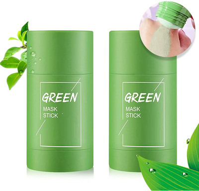 GFSU Combo Green Tea Sticks Face Shaping Mask Face Shaping Mask(80 g)