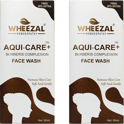 WHEEZAL Aqui Care + Berberies Complexion  ( Pack of 2 ) Face Wash(120 ml)