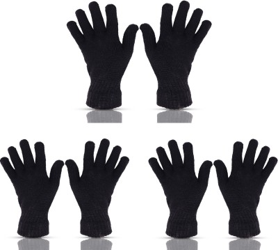 Aseenaa Solid Winter Men & Women Gloves