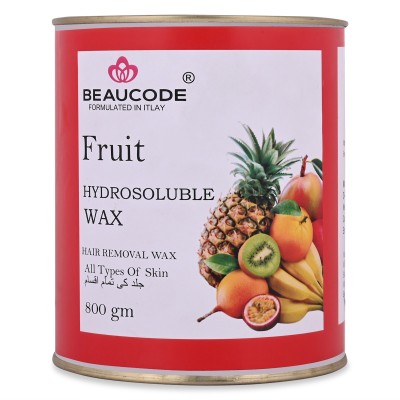 Beaucode Fruit Hydrosoluble Wax | Hair Removing Wax -800 gm Wax(800 g)