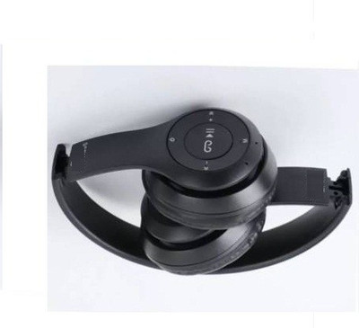 SANNO WORLD P47 Wireless Bluetooth & Wired(Black, On the Ear)