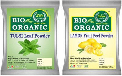 sign gold Organic Lemon Peel & Tulsi Powder_ 200 g(200 g)