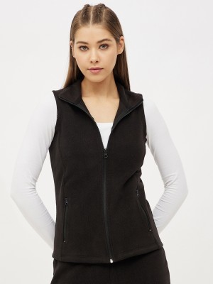 HARPA Sleeveless Solid Women Jacket