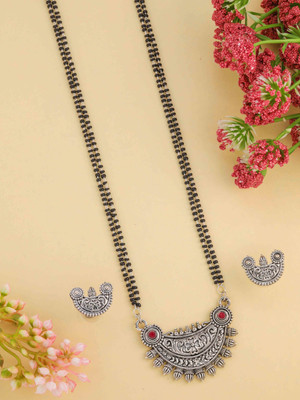 Springal Oxidised Silver, Alloy Gold-plated Silver Jewellery Set(Pack of 1)