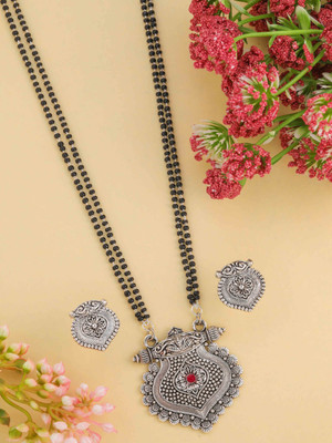 Springal Oxidised Silver, Alloy Gold-plated Silver Jewellery Set(Pack of 1)