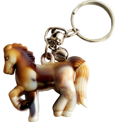 ShopTalk Marble finish Horse Key Chain
