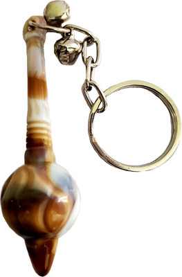 ShopTalk Lord Hanuman Marble finish Gada Key Chain