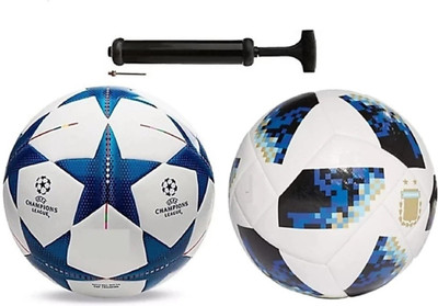 radion RBK champion blue star +telstar blue football kit with air pump size-5 Football Kit