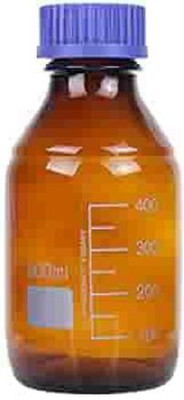 Salco Reagent Narrow Mouth Bottle with Screw Cap Heat Resistant Borosilicate 3.3 Glass with Graduation & GL 45 Cap Closure - Amber (500 ML) Laboratory Dropper Bottle(Borosilicate Glass 500 ml Pack of1) Salco Reagent Narrow Mouth Bottle with Screw Cap Heat Resistant Borosilicate 3.3 Glass with Graduation & GL 45 Cap Closure - Amber (500 ML) Laboratory Dropper Bottle(Borosilicate Glass 500 ml Pack of1)