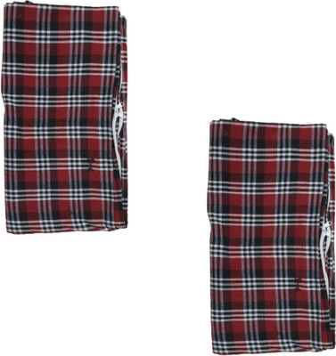 shividecor Zippered Double Size Breathable Mattress Cover(Red)