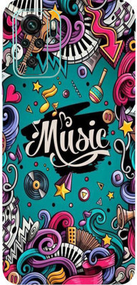 LAMHA Redmi Note 10s Mobile Skin(Ultra Music Graffiti With High Matte Finish.)
