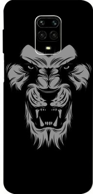LAMHA Redmi Note 10 Lite Mobile Skin(Ultra Super Black Lion With High Matte Finish.)