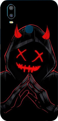 BUGGU Vivo y11, vivo y11 Mobile Skin(Ultra Super Black Devil Skin With High Matte Finish., Mobile Skin (Back+Side+Camera))