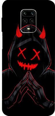 LAMHA Redmi Note 10 Lite, redmi note 10 lite Mobile Skin(Ultra Super Black Devil With High Matte Finish., Mobile Skin (Back+Side+Camera))