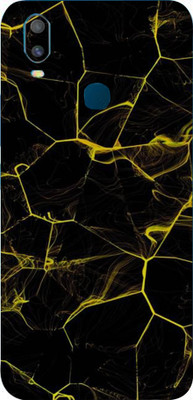 LAMHA VIVO Y11 Mobile Skin(Ultra Super Black Abstract With High Matte Finish.)